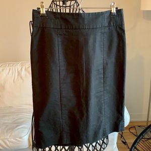Black pencil skirt